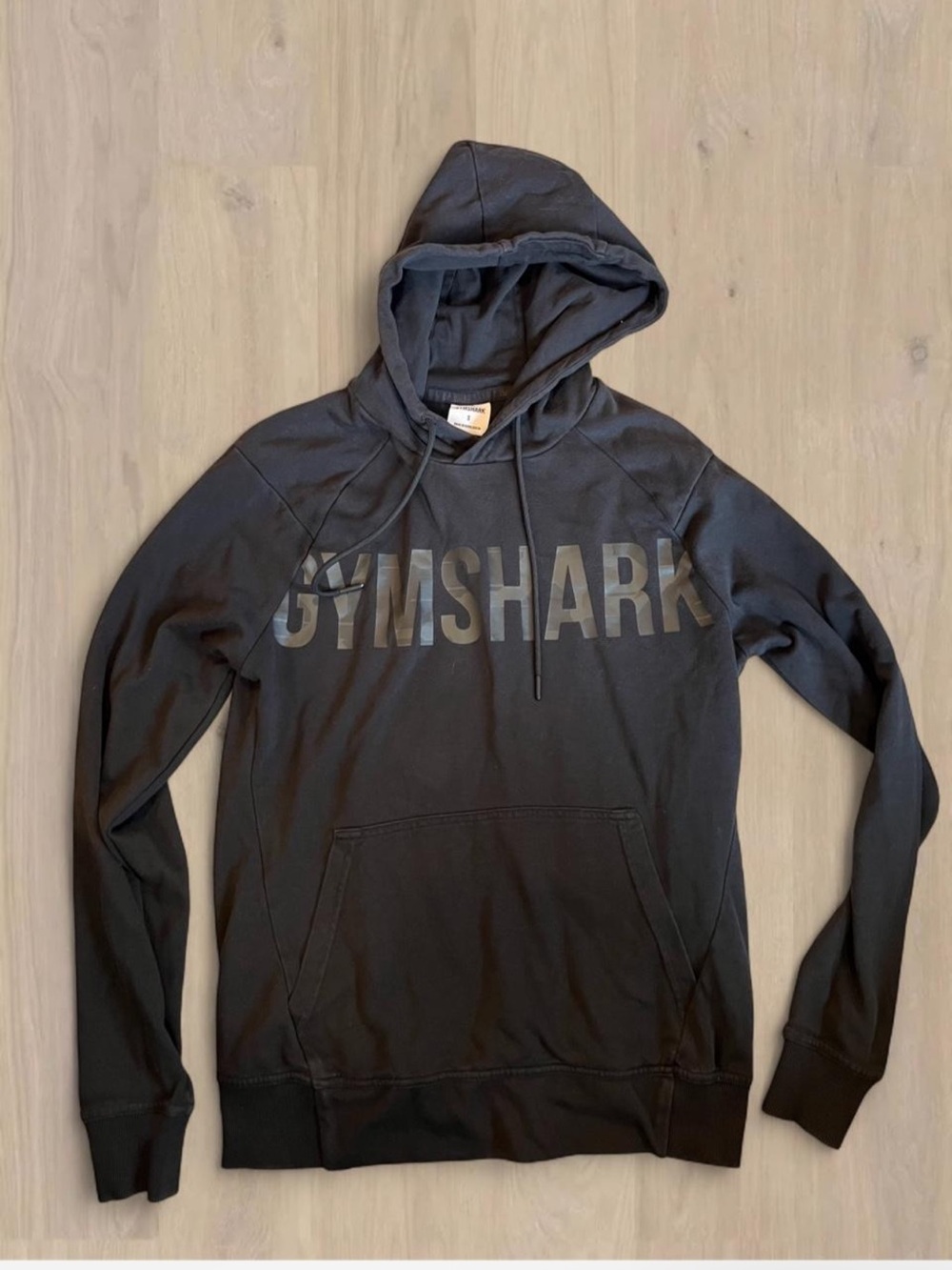 Gymshark Black Men's Camo Logo Hoodie